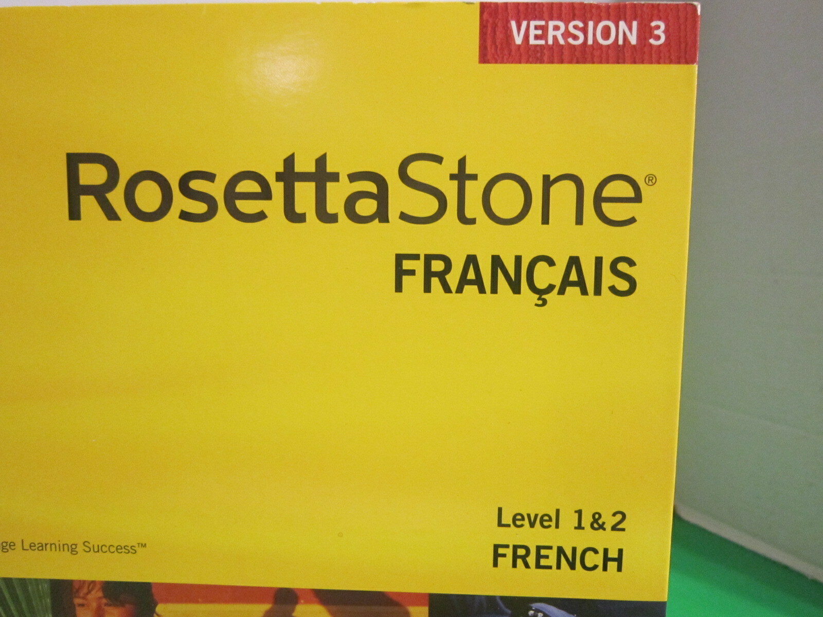 Rosetta Stone French Version 3 Level 1 & 2 Language Learning Software