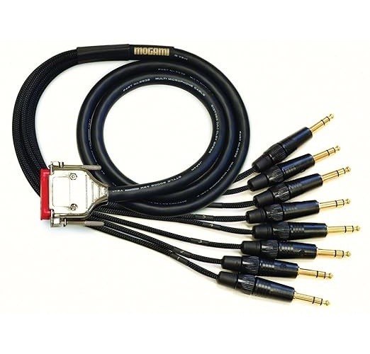 Mogami GOLD-DB25-TRS-15 8-channel Analog Interface Cable - 15 foot