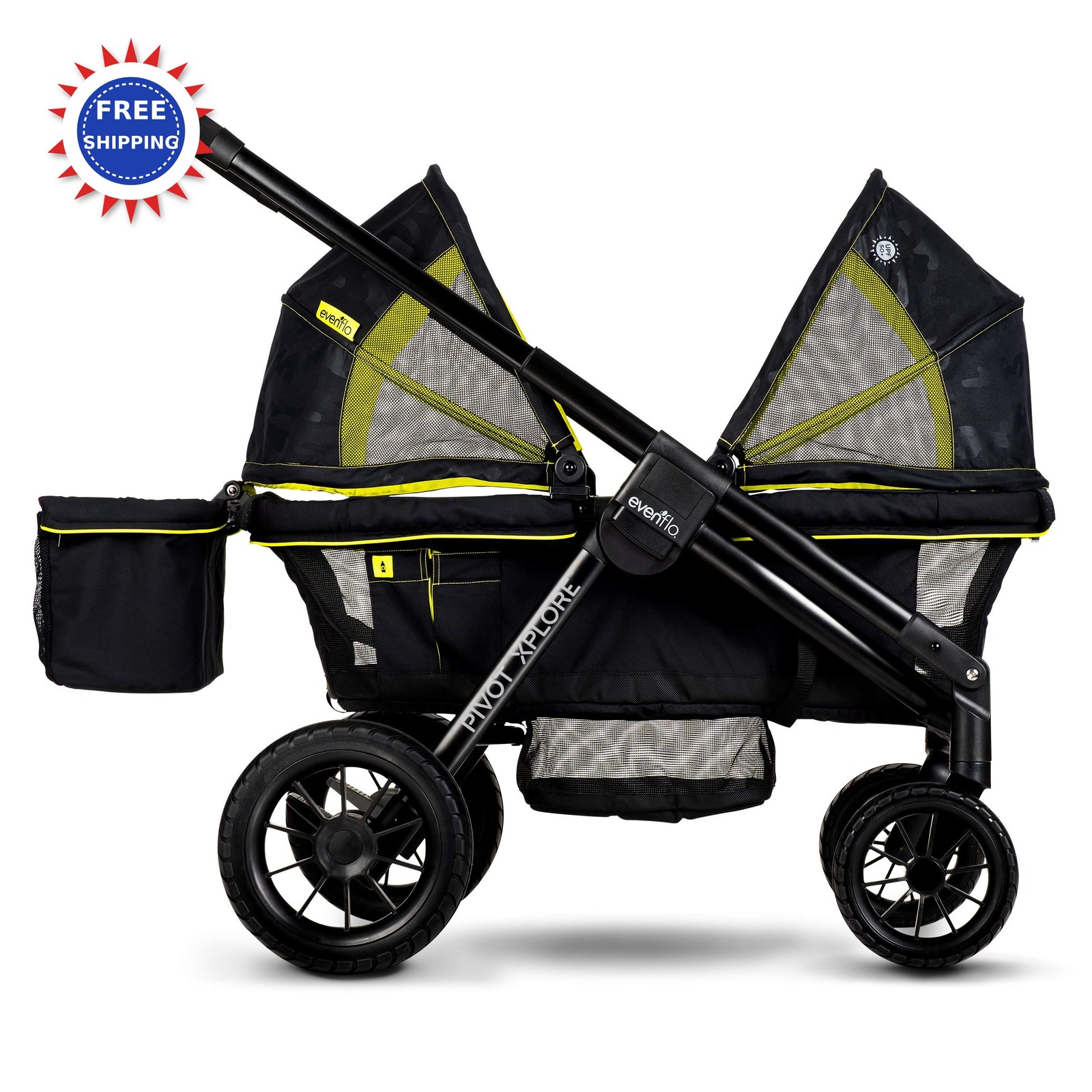 Evenflo Pivot Xplore All Terrain Stroller Wagon Wayfarer Black
