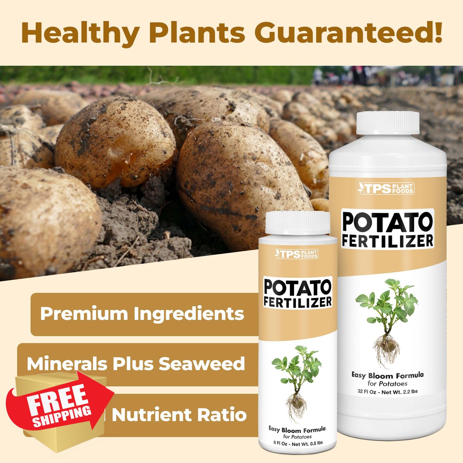 Potato Fertilizer Liquid Plant Food 8 oz