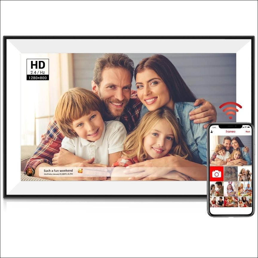 Frameo 10.1" Digital Photo Frame 32GB