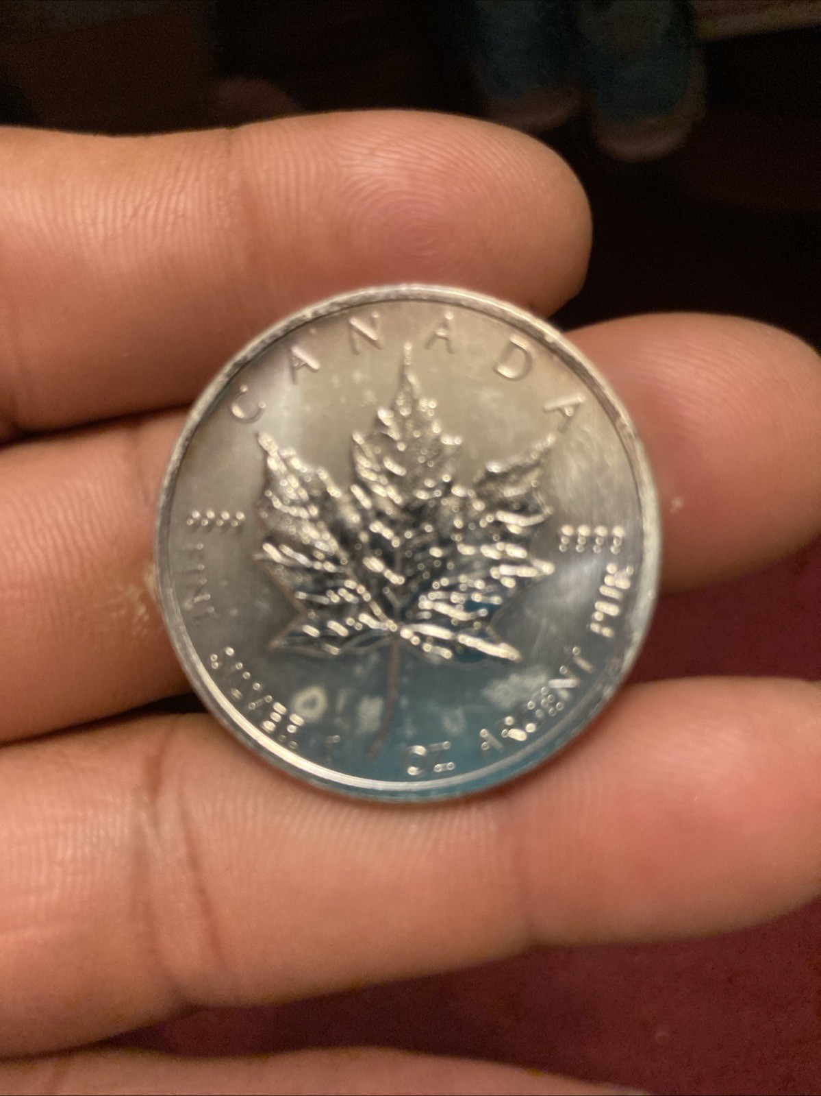 2012 Canada 5 Dollar Silver 1oz Coin