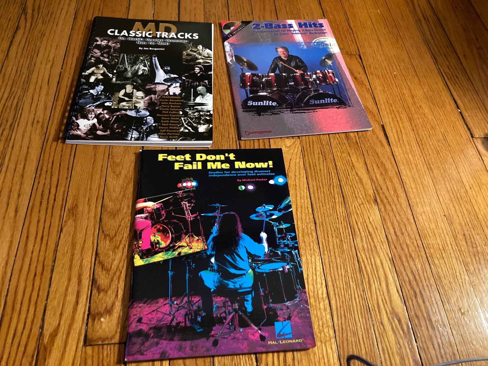 Drum Percussion Book Lot (3) Hal Leonard etc. New ship tomorrow