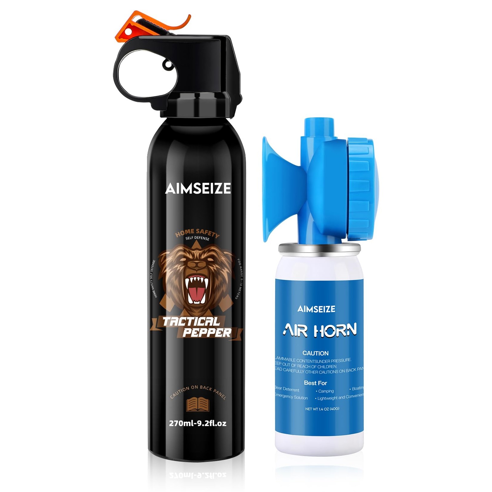 Pepper Spray with Horn: Outdoor Protection for Camping & Hiking - Air Horns f...