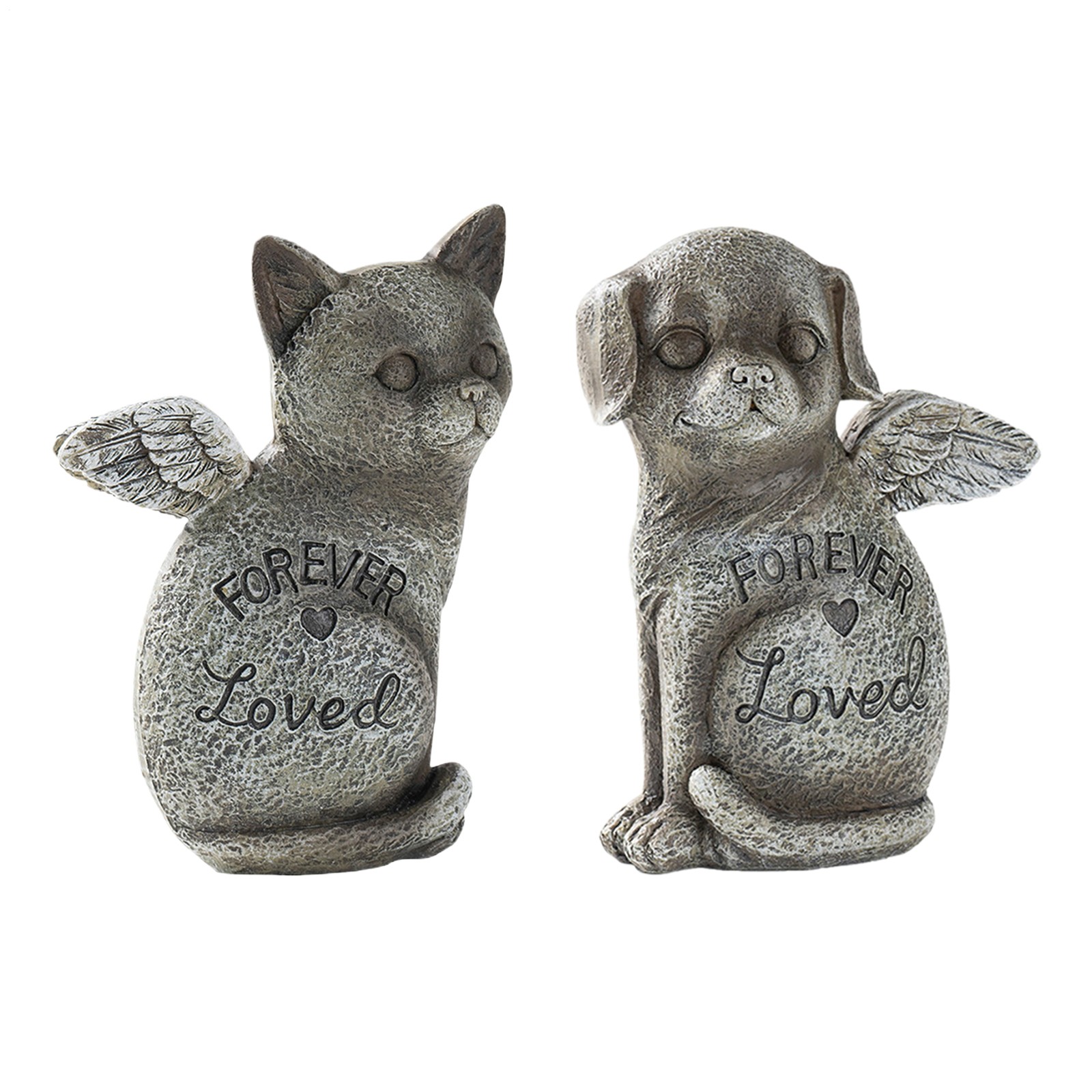 Pet Memorial Stones Weatherproof Statue Markers Grave Stone Pet Grave