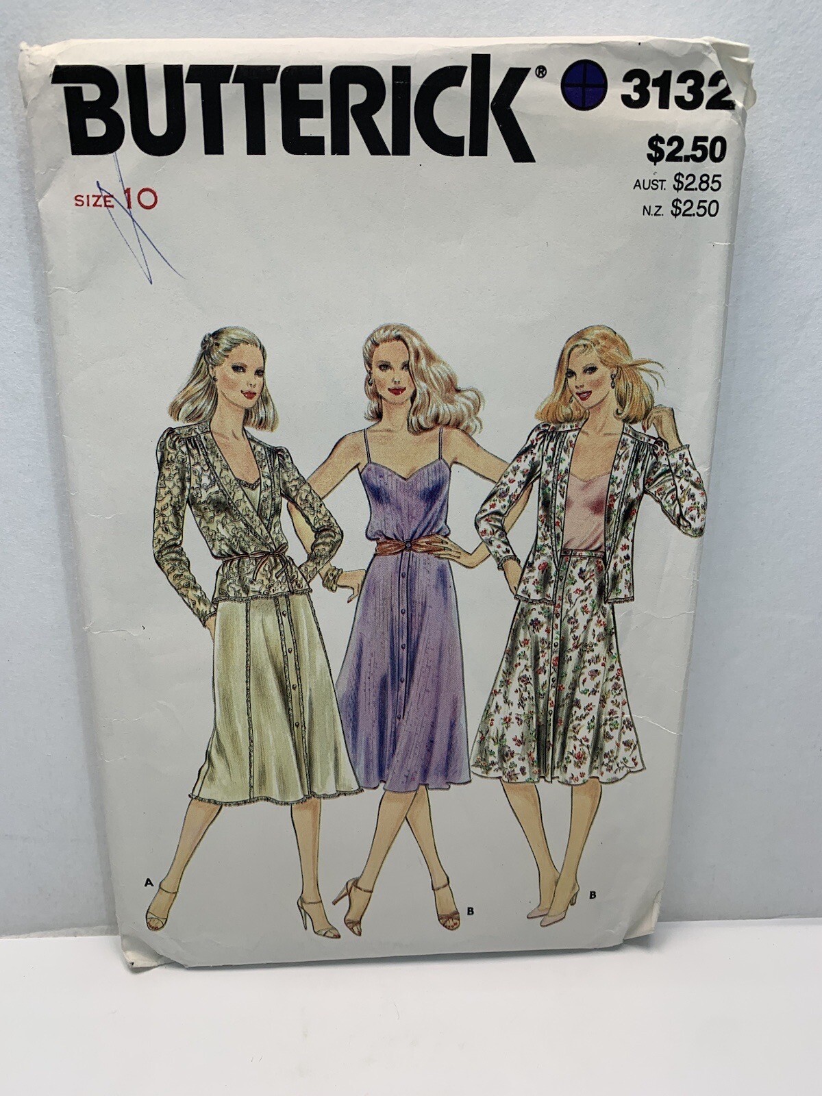 Butterick 3132 Misses Jacket Camisole Skirt Sewing Pattern 10 *Uncut*