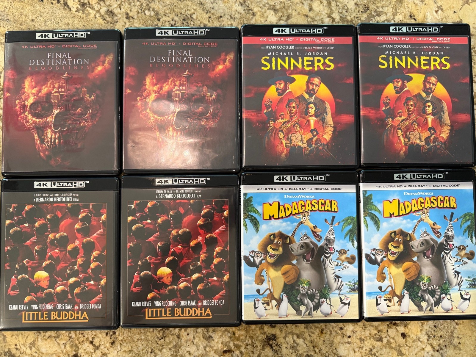 200x 4K UHD Blu-ray blank replacement cases