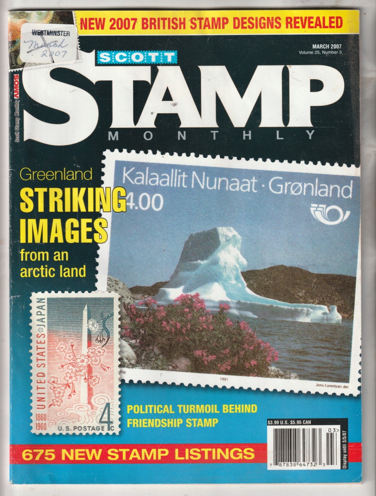 Scott Stamp Monthly - March 2007 - Volume 25, Number 3