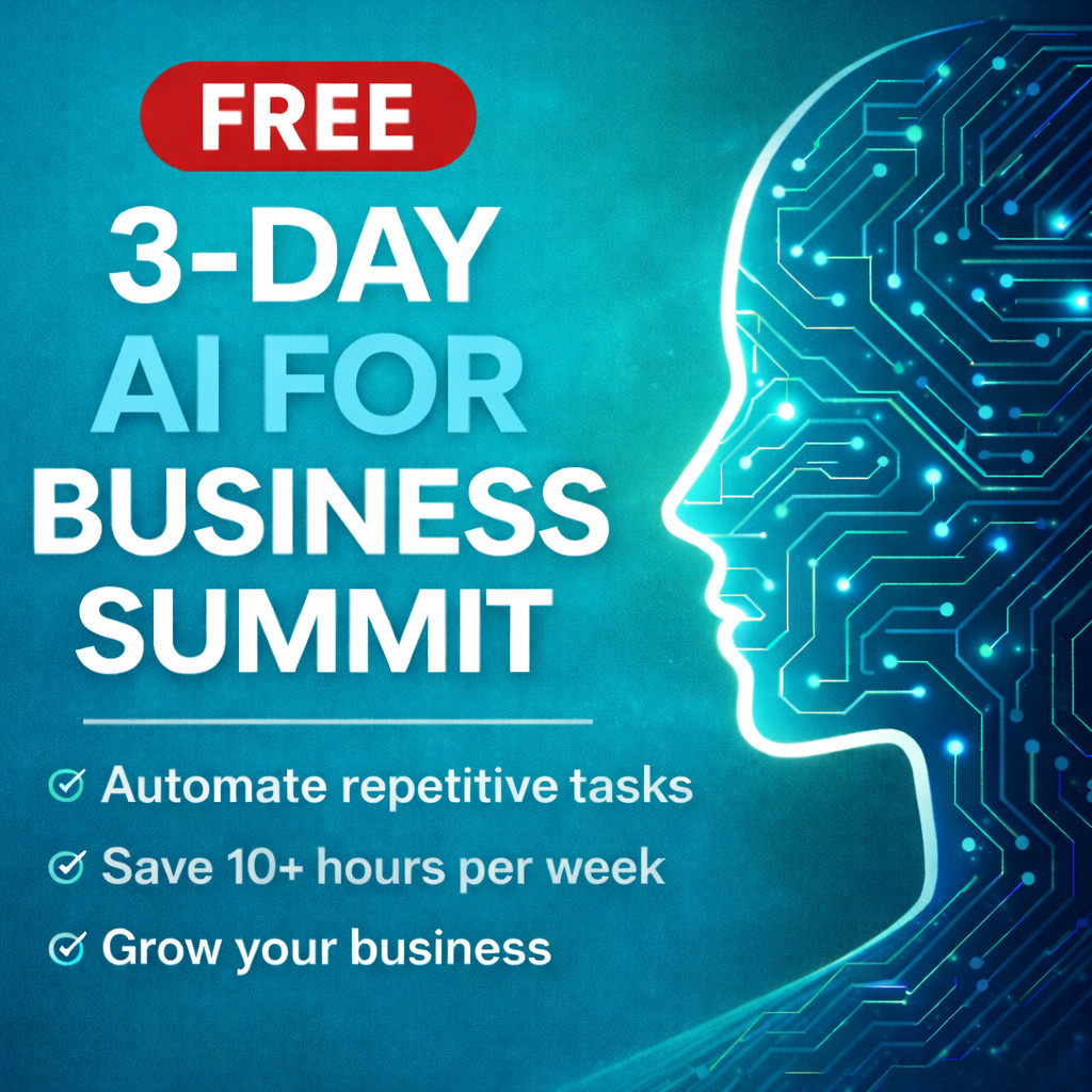 3-Day AI For Business Virtual Summit – Learn Practical AI Tools for Business