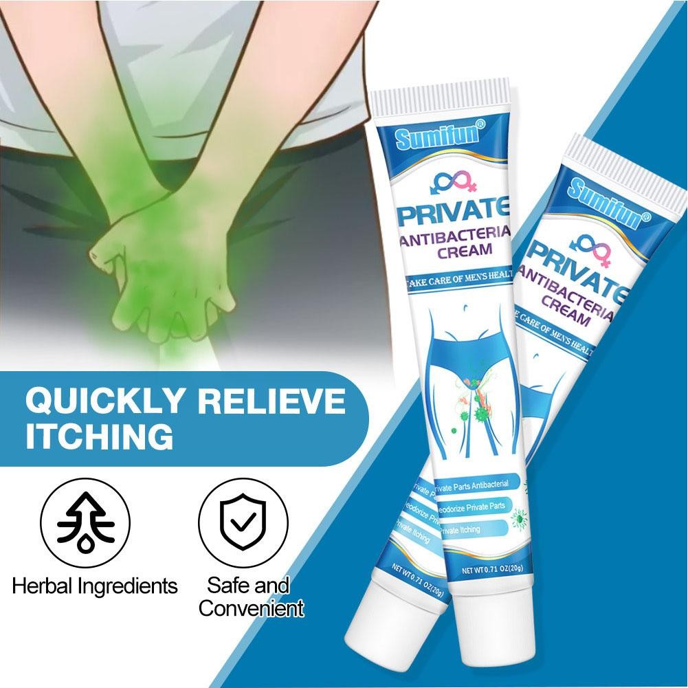 Men's Private Part Anti~itch Care Cream Deodorant Ointment Anti-itch Cream F1G9