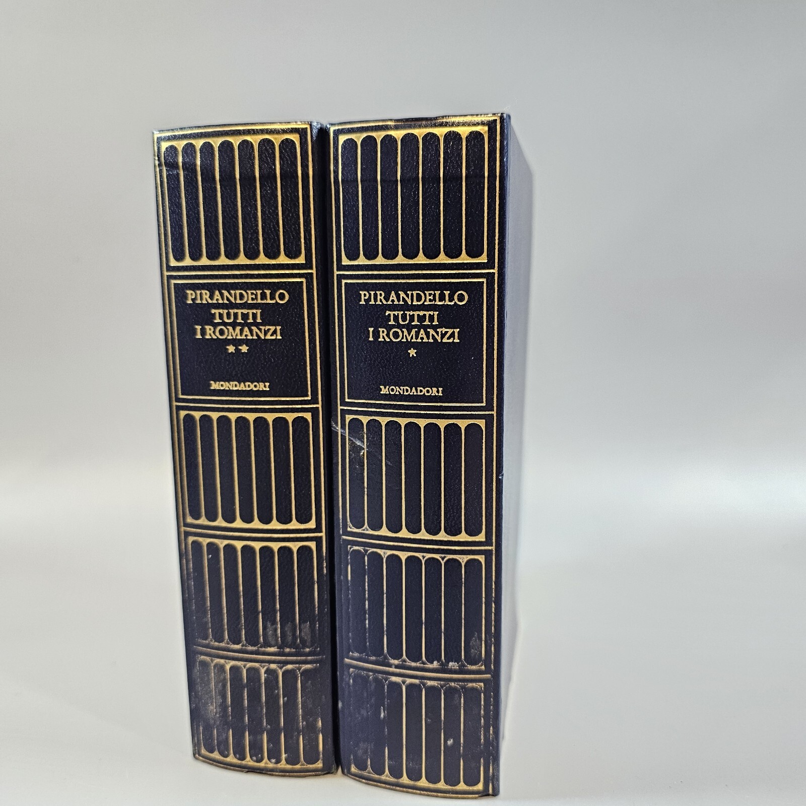 Pirandello Tutti I Romanzi Hardback Books - Two Books Ex Library 