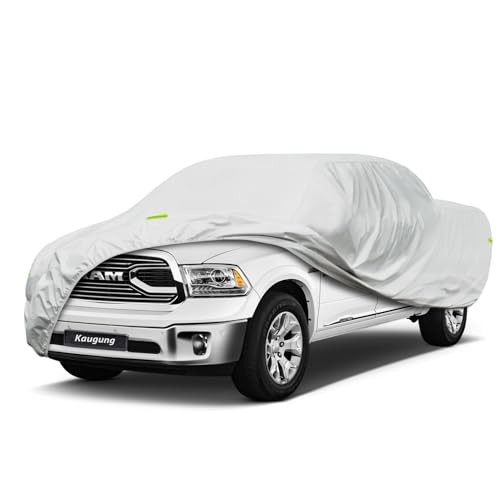  Truck Cover Waterproof Custom Fit RAM 1500 Crew 5.7' Bed (2009-2025), 6 