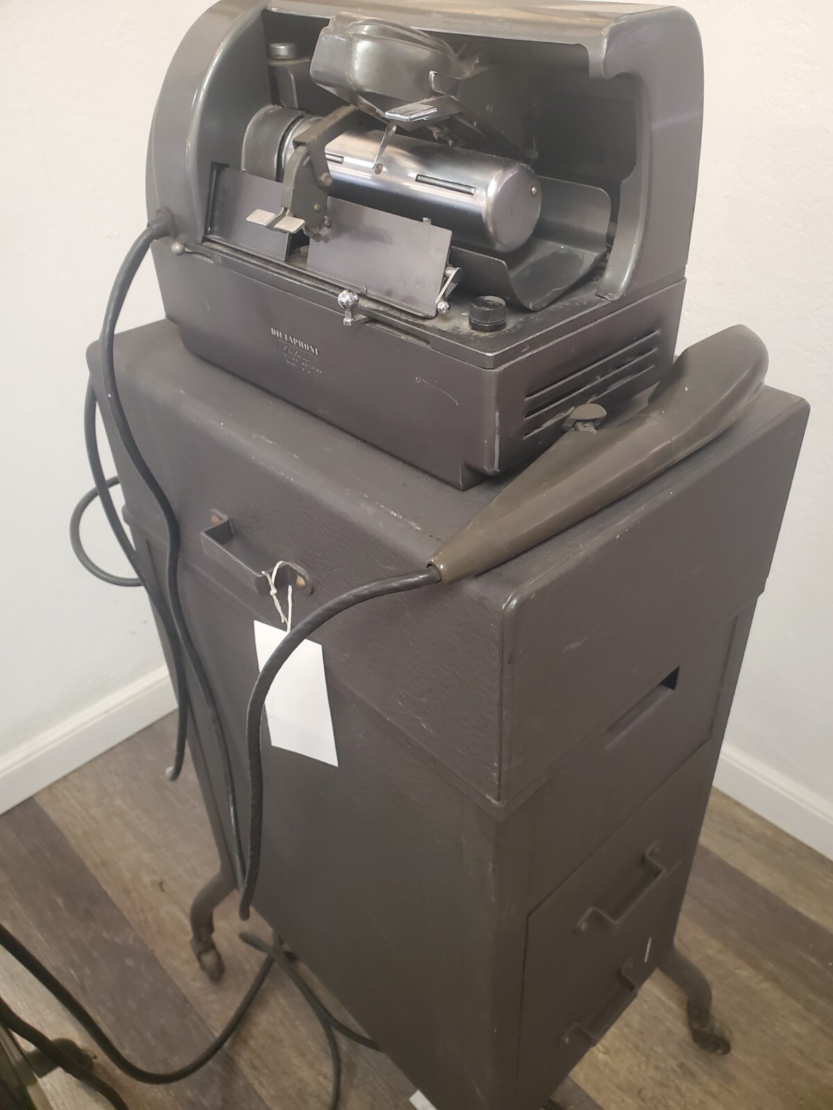 Vintage Dictaphone Transcribing machine Edison Model AE