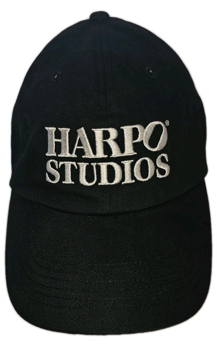 Harpo Studios The Oprah Winfrey Show Black Strapback Hat TV Show Promo Cap 