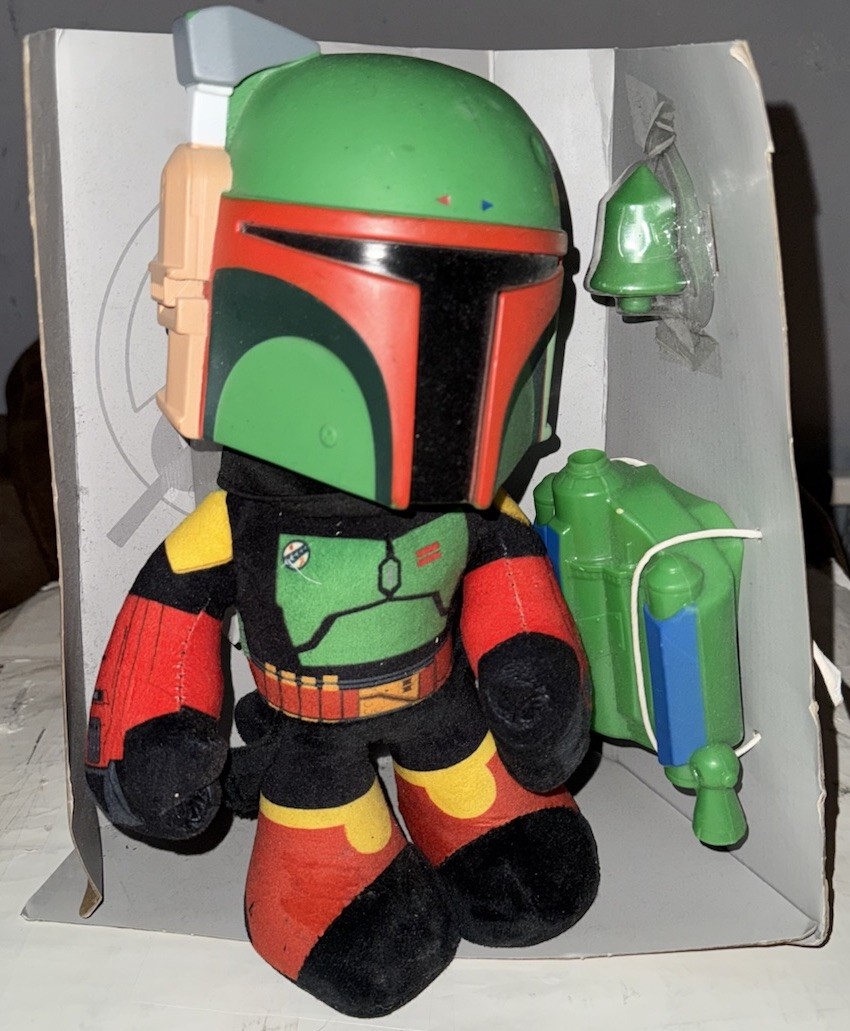 Mattel The Book of Boba Fett Voice Cloner Plush With Rocket Launcher NEW