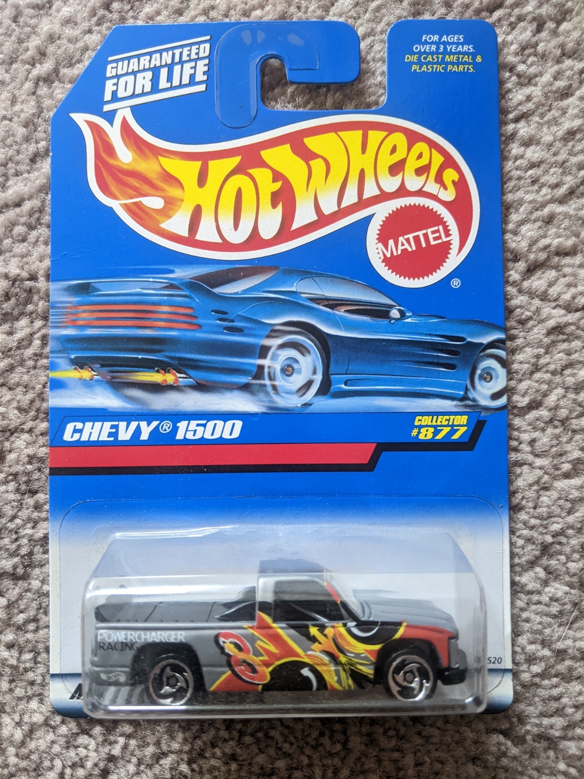 NIB 1997 HOT WHEELS #877 Chevy 1500 OBS Truck w/ Razor Rims Custom Paint