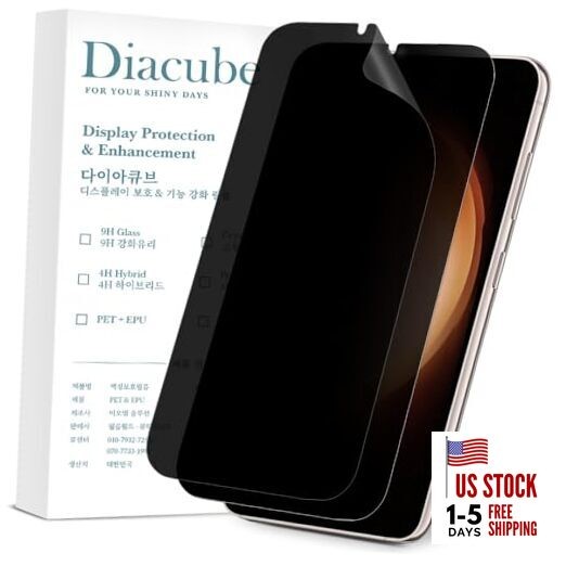 Anti Glare Matte Privacy Screen Protector for Samsung Anti Spy Galaxy S23 FE