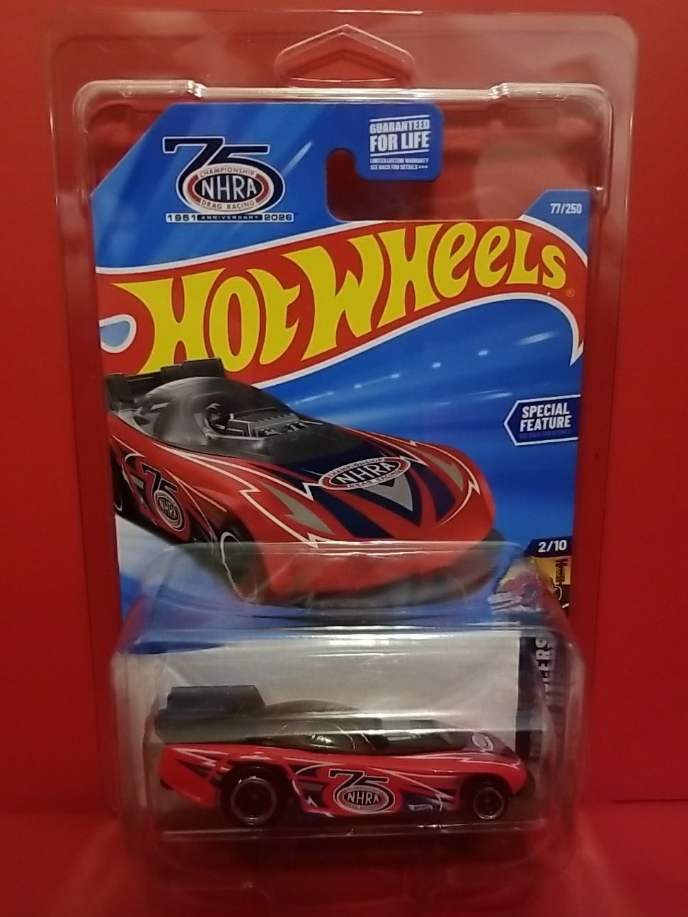 2026 Hot Wheels Supercharged Drag Racers NHRA 75 Anniversary Funny Car