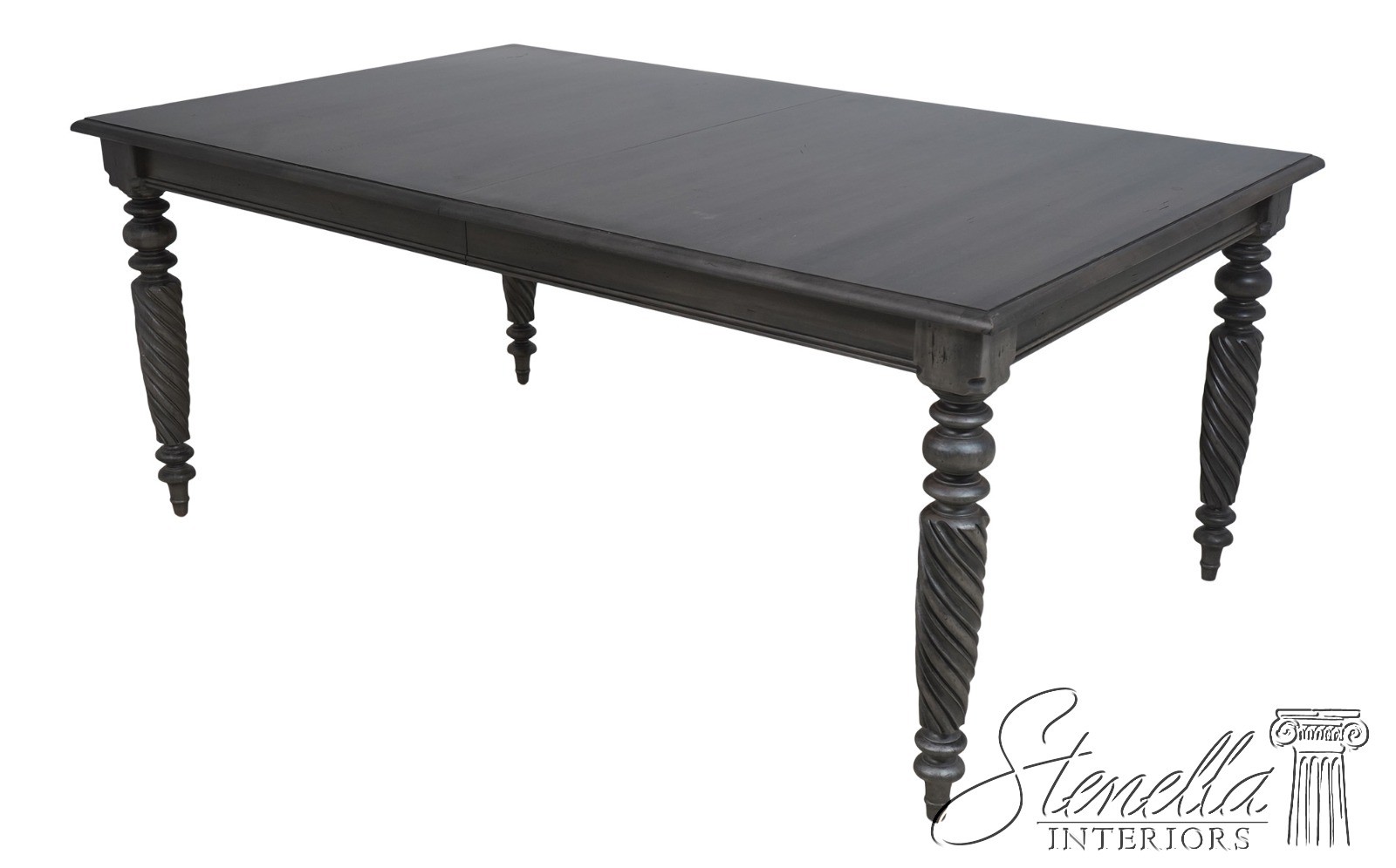 LF71795: ETHAN ALLEN British Classics Gray Finish Dining Table