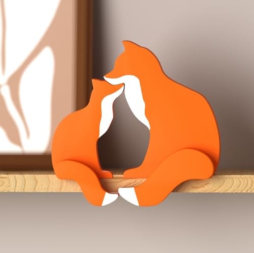  Woodland Nursery Decor - Wooden Animal for Baby Boy Nursery Decor, Forest Fox