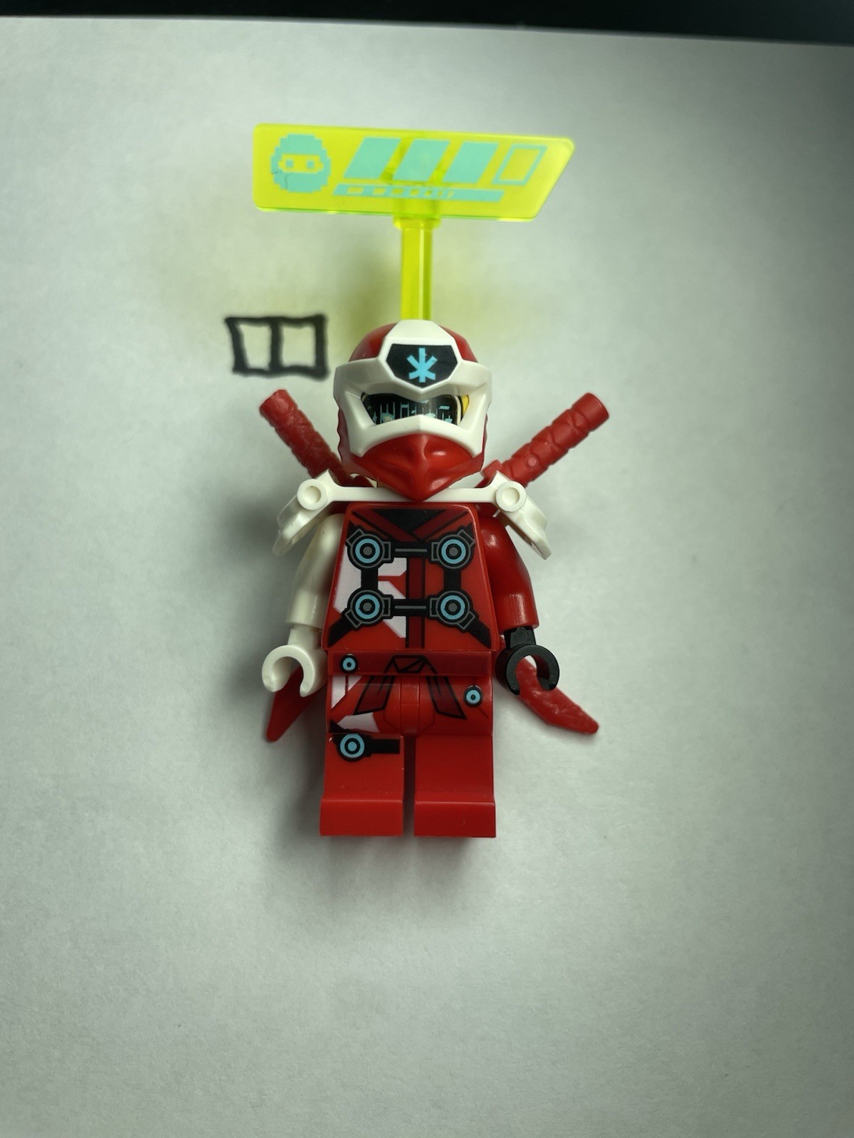 Lego Ninjago Kai S12 Digi Suit minifig (2020) Genuine LEGO great condition!