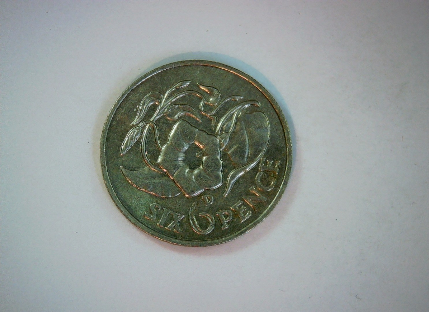 Zambia 1964 6 Pence Coin
