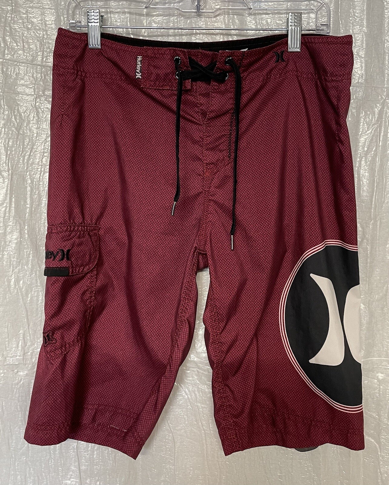 Hurley Men's Red Board Shorts Swim Trunks 30 NWOT