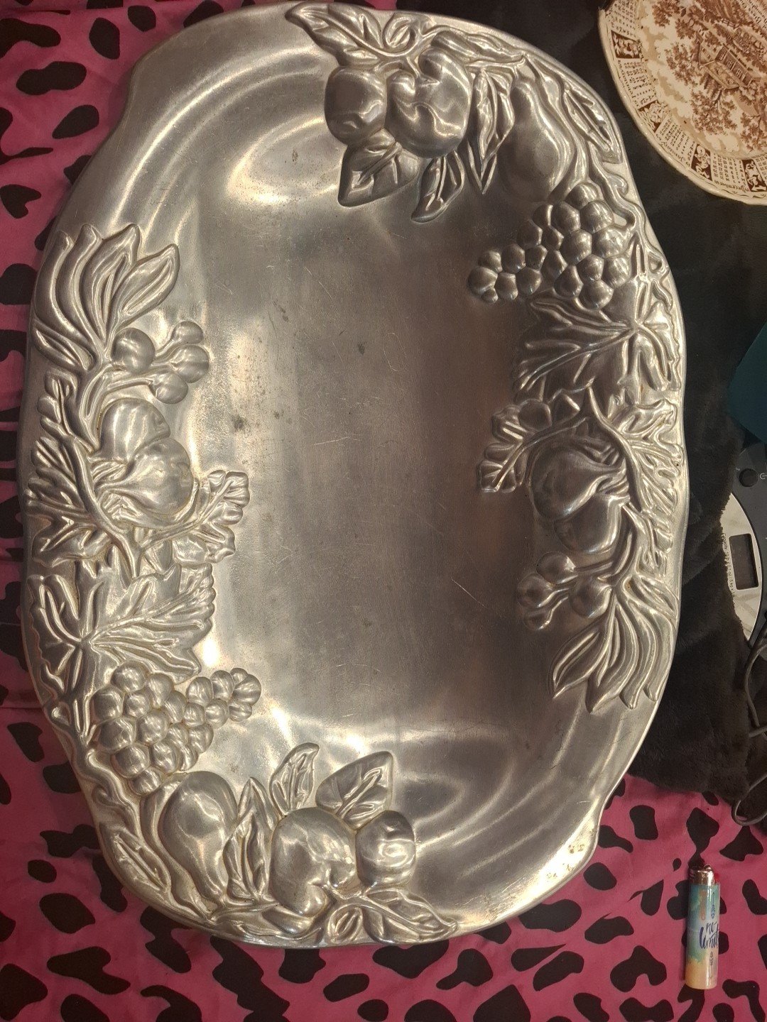 Tabletop Unlimited Aluminum Fruit Serving Tray