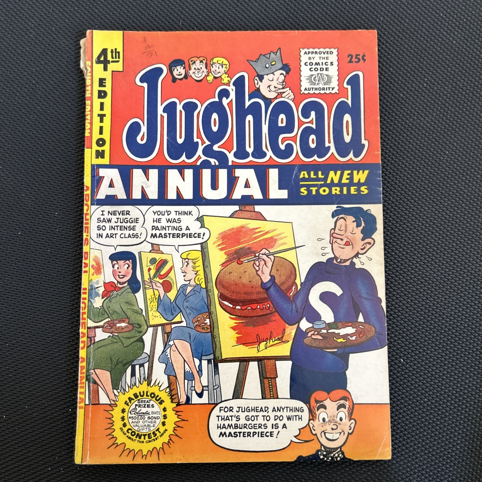 Archie's Pal Jughead Annual #4 1956 Archie Silver Age Comic Book