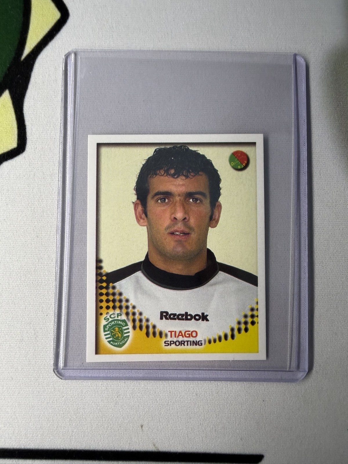 2002-03 Panini Futebol Soccer Tiago Portugal Sticker 