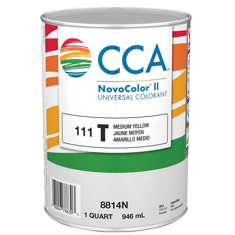 CCA NovoColor II Series 076.008814N.005 Universal Colorant, Medium Yellow, Liqui
