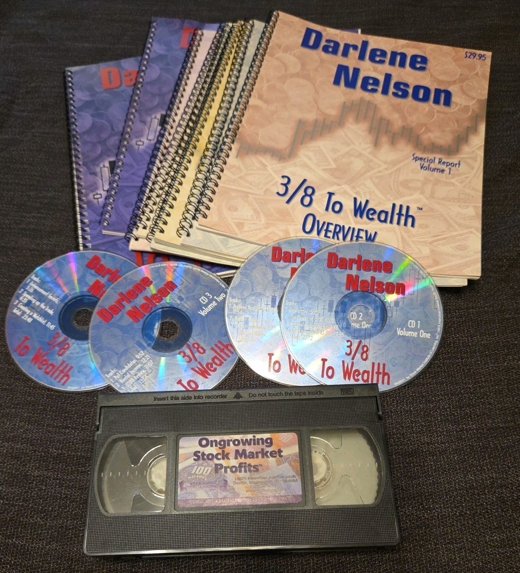 3/8 To Wealth Study Course By Darlene Nelson Workbooks & Audio Guides Stocks 