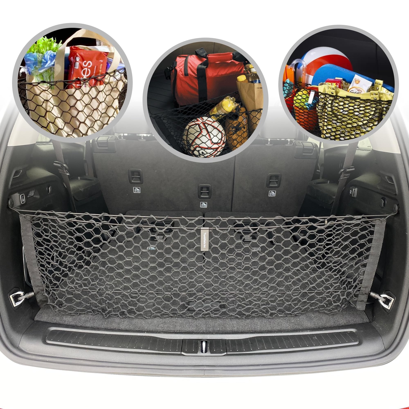 Envelope Style Mesh Trunk Cargo Net for Jeep Grand Cherokee L 7 Sea... Fast Ship