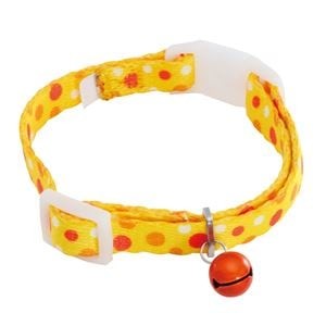 Anycat Color Dot Yellow Cat Collar (Set of 3, Wholesale)