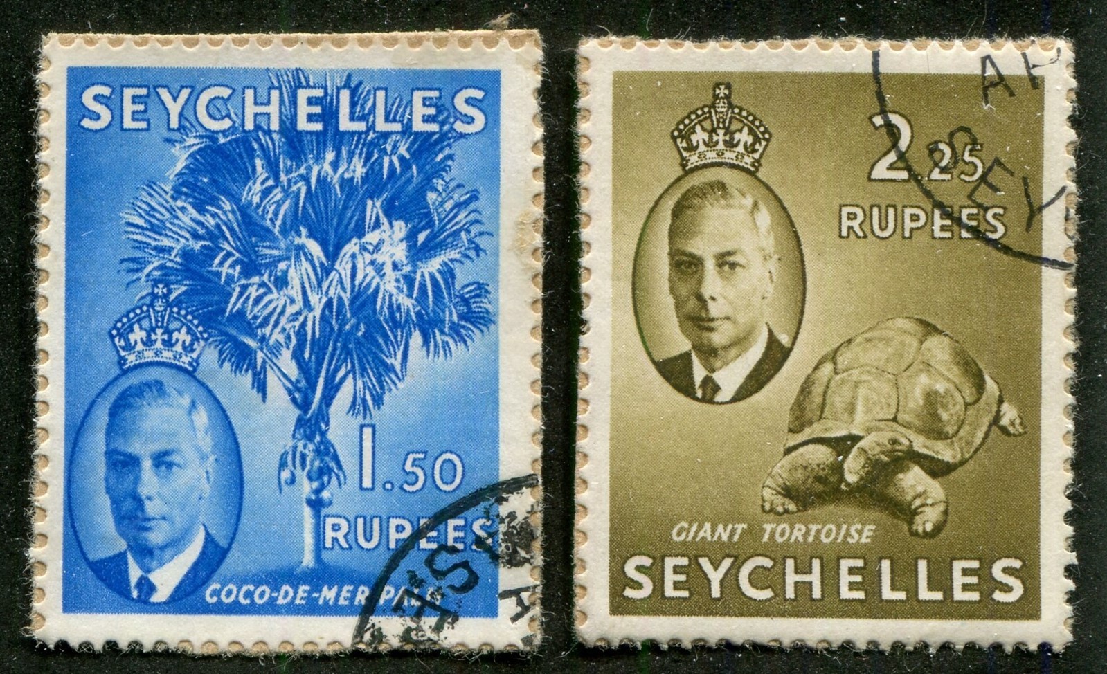Seychelles #168, 169 Used