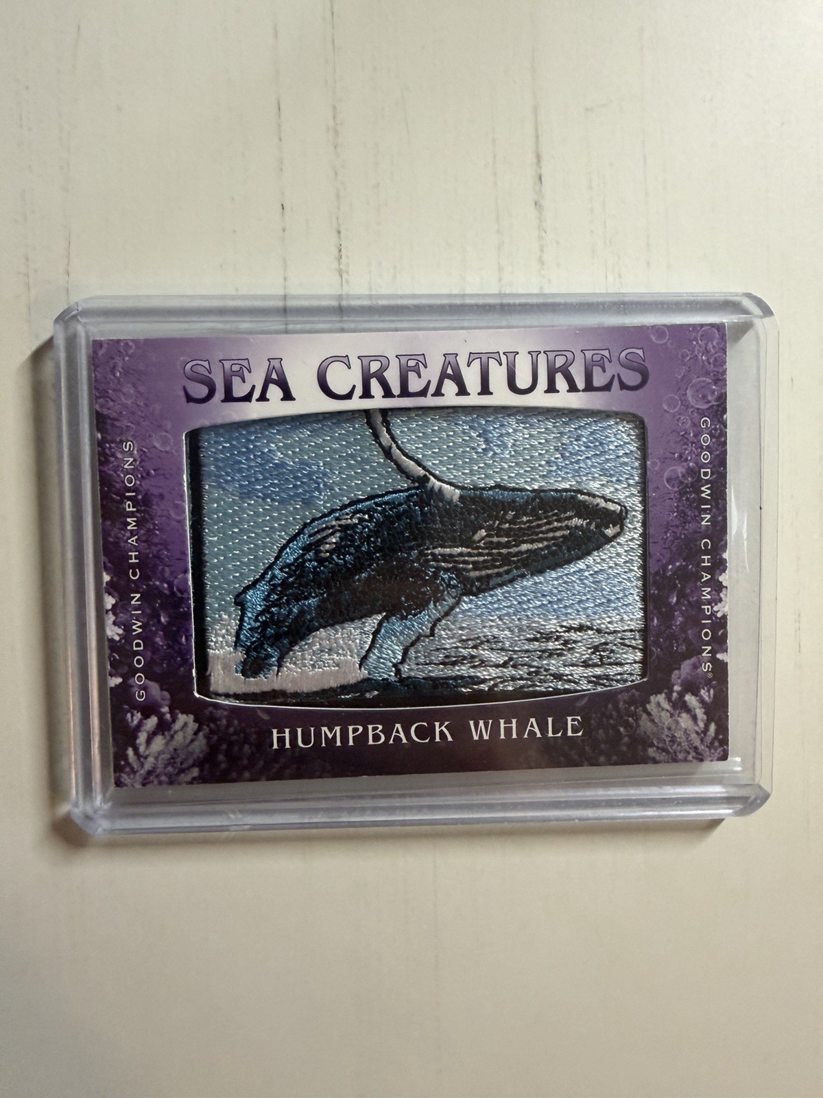 Upper Deck Goodwin Champions Sea Creatures Humpback Whale Patch Card SC-44