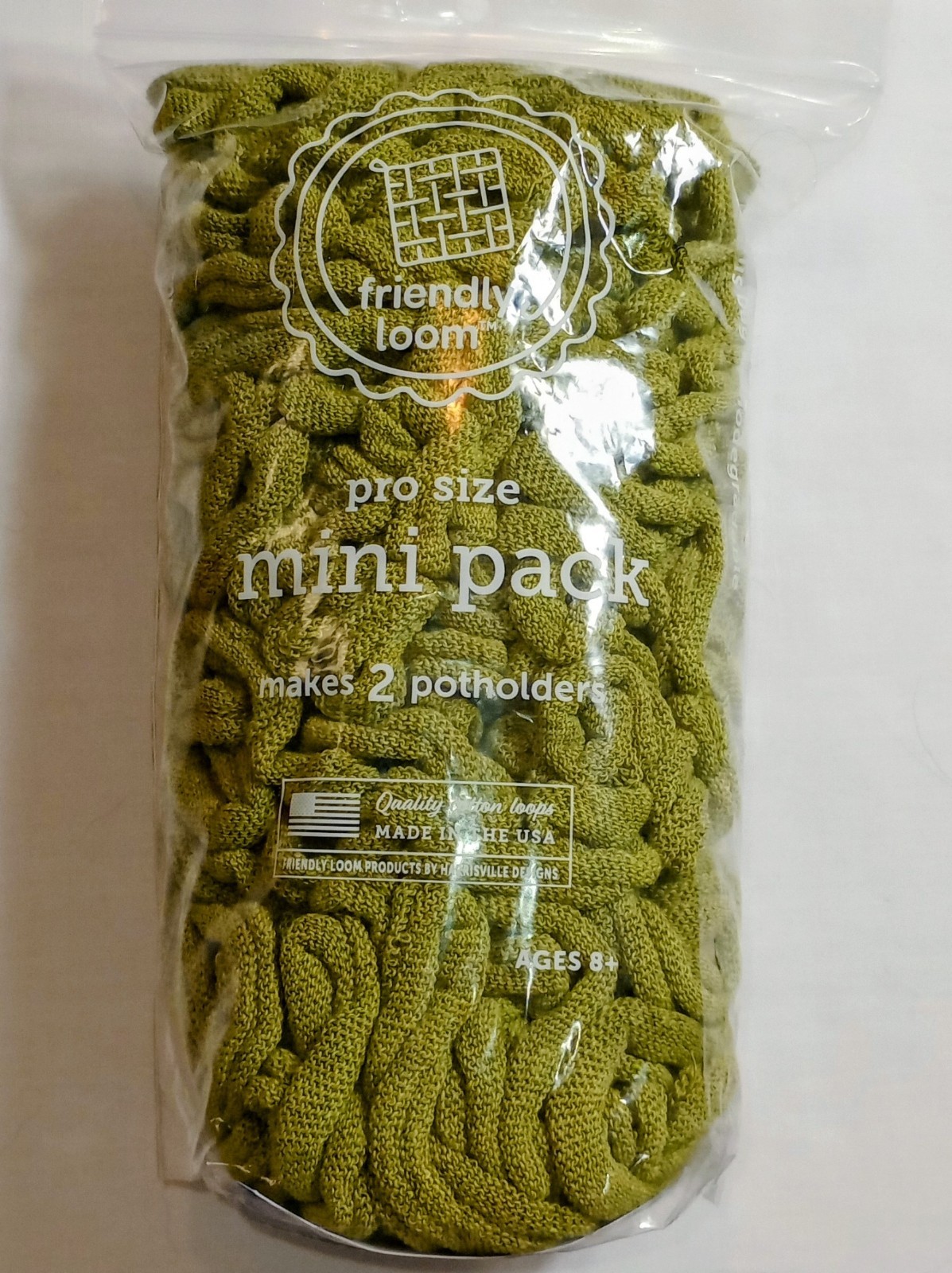 Friendly Loom  10” PRO Leaf Potholder Weaving Loops Makes 2 Potholders