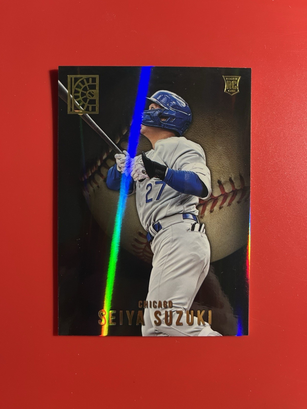 2022 Panini Capstone #18 Seiya Suzuki RC Rookie Gold Foil Parallel SP