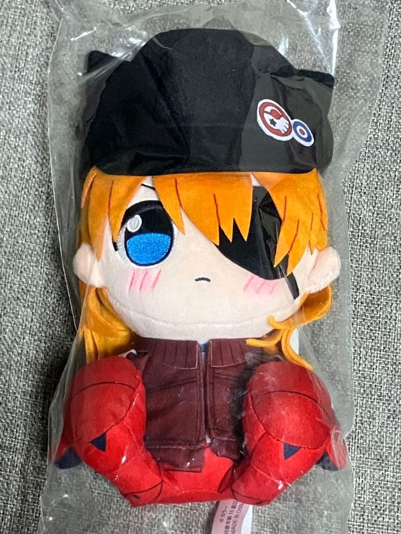 Evangelion Asuka Langley Plush Toy Kuripan Jersey & Cap by Miyao