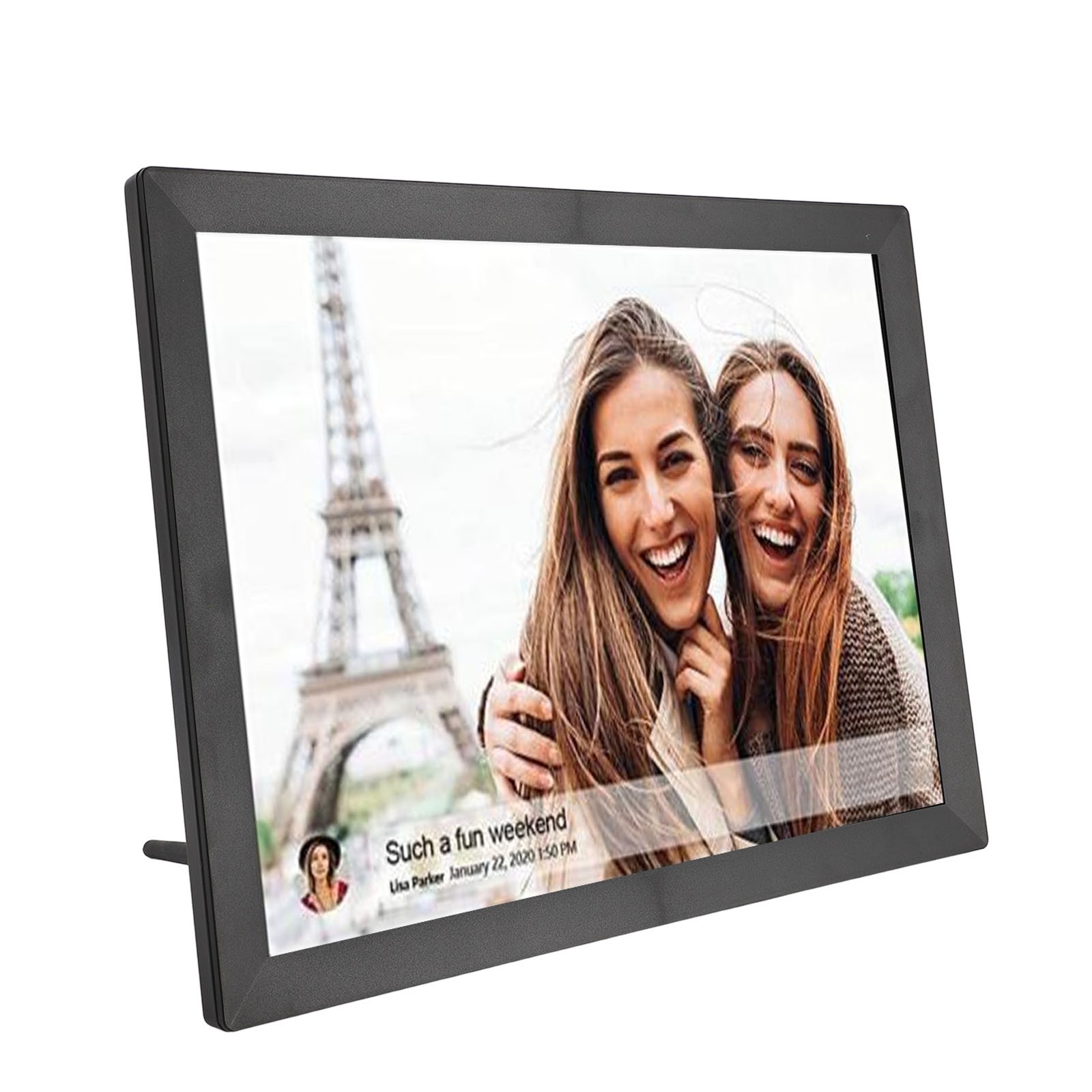 15 Inch Digital Picture Frame 80000 PhotoStorage Auto Rotate WiFi HD Touch