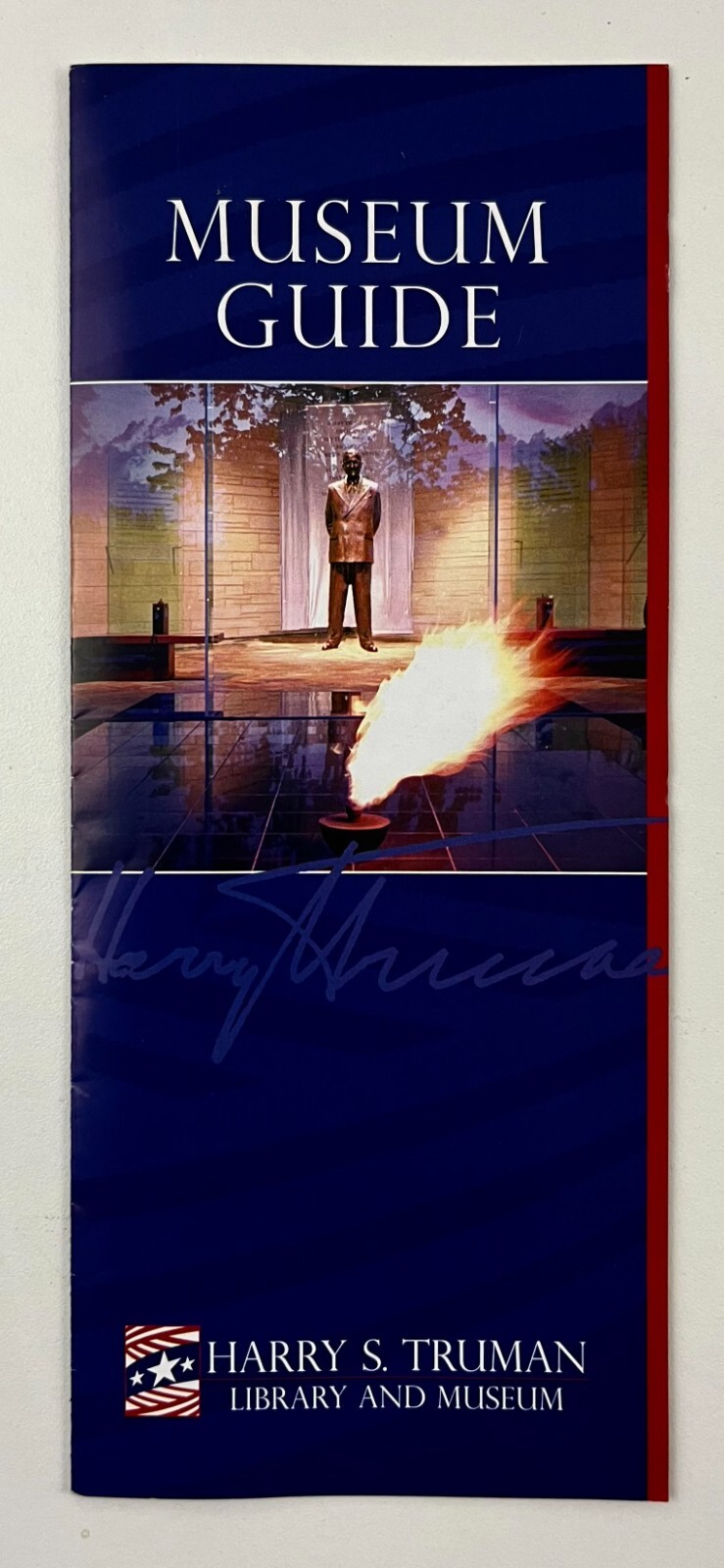 1996 Independence MO Harry S Truman Museum Guide Vintage Tourist Travel Brochure