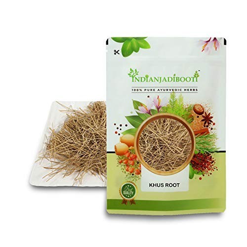Khas Root- Khus Jad- Ushira -Vetiver Roots-Vetiveria Zizanioides - Ramacham-400g