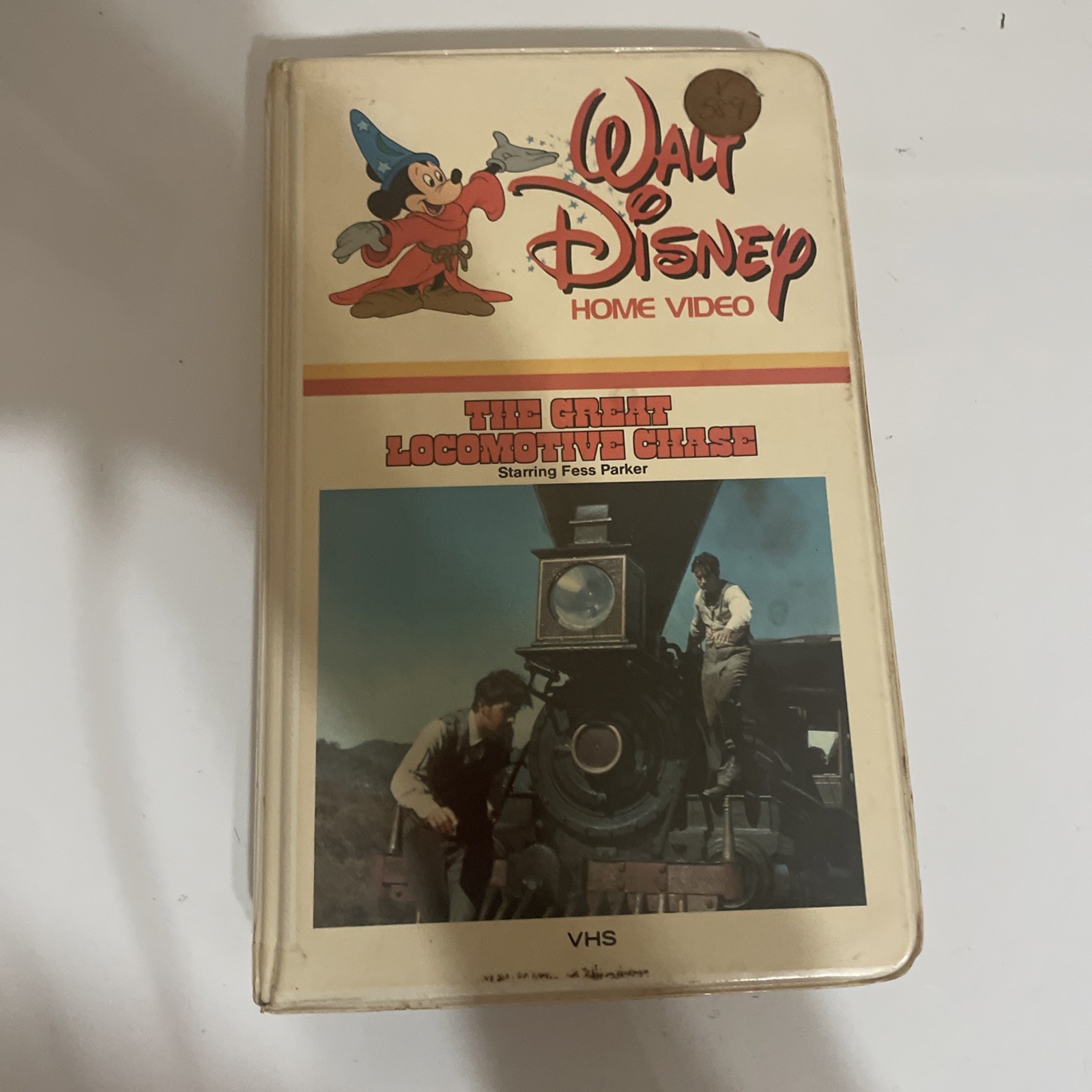 Vintage Walt Disney THE GREAT LOCOMOTIVE CHASE Clamshell BETA