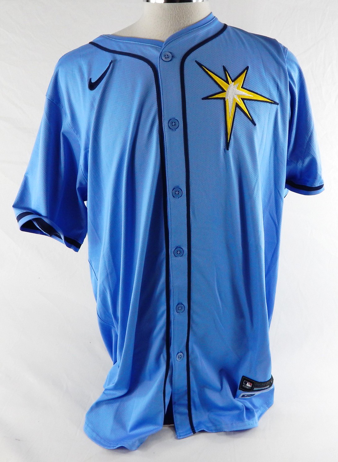 2024 Tampa Bay Rays Rick Knapp #53 Game Issued Blue Jersey 50 087