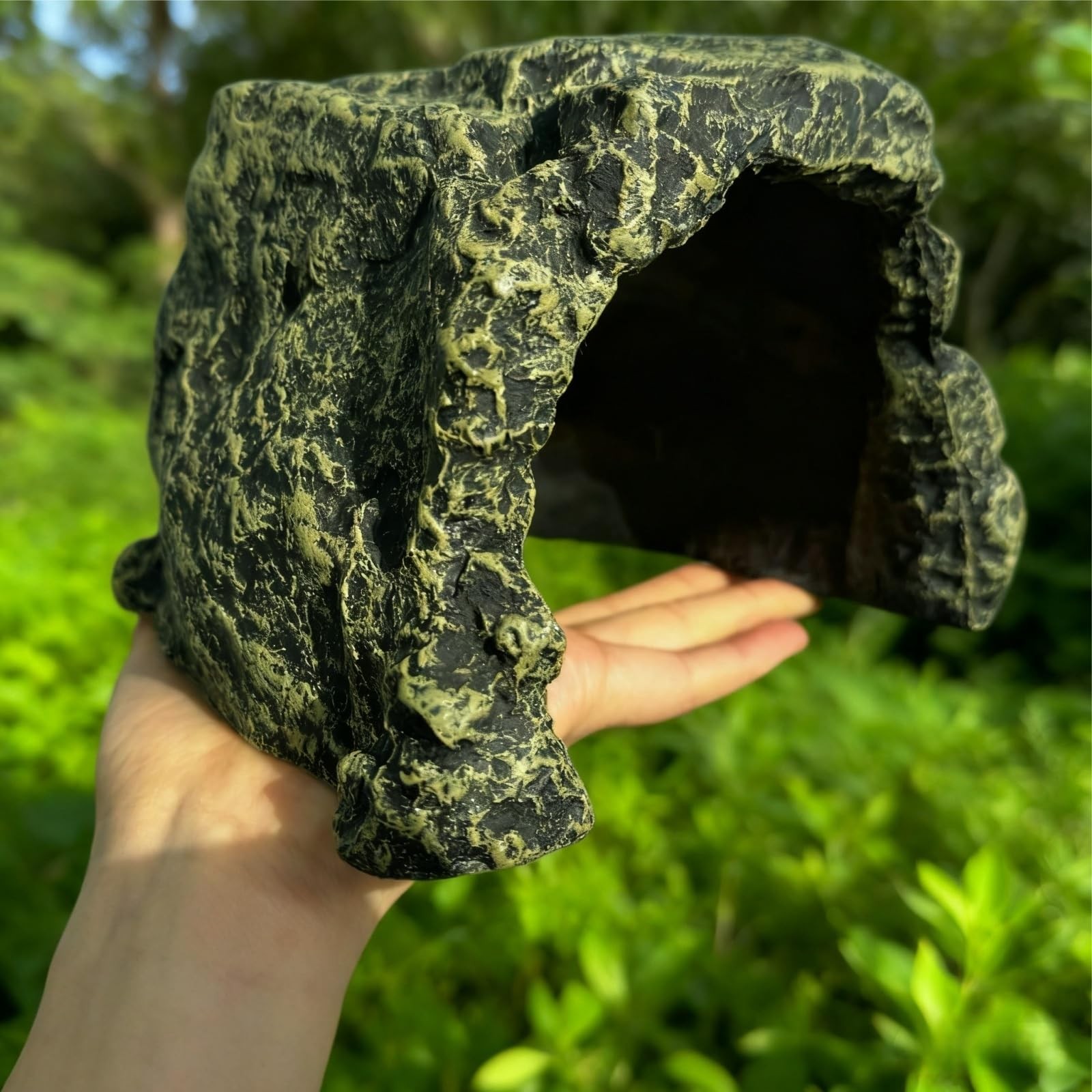 Reptile Hides and Caves - Resin Bearded Dragon Hideout Turtle House for Turtl...