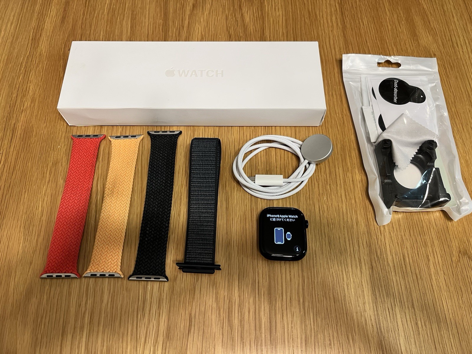 Apple Watch Series 10 46mm Aluminum, Jet Black, GPS, 4 Genuine Bands, Box, MORE