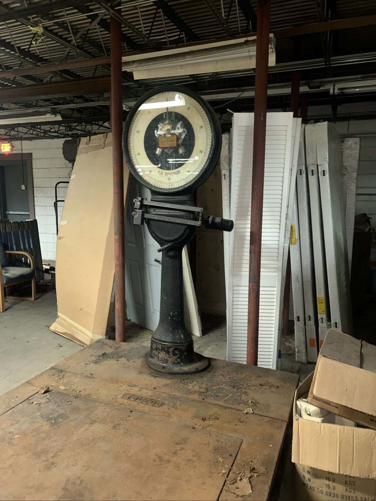 Large Industrial Pallet  TOLEDO Scale No Springs Up To 1000 pounds