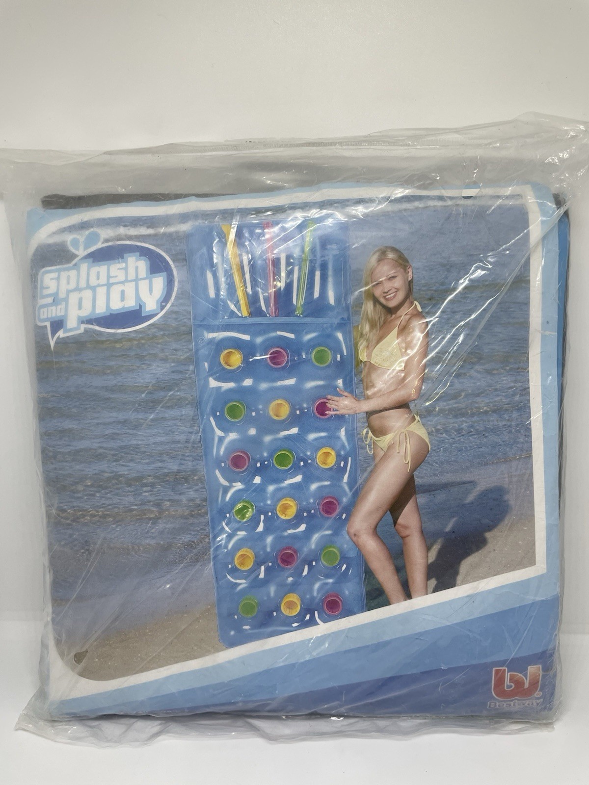 New Splash & Play Bestway Inflatable Float It’s 74”long 28”Wide New In The Pack