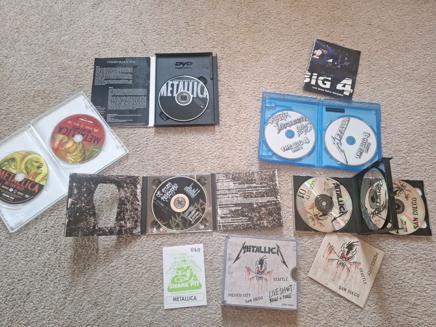 Metallica CDs And DVDs