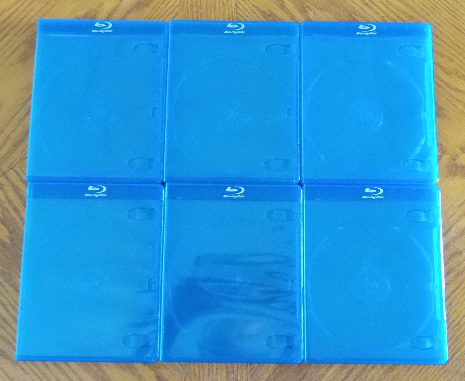 BLU RAY 4k DVD GAME MOVIE WEDDING CD Replacement CASE -Single Disc - 6 pack  NEW